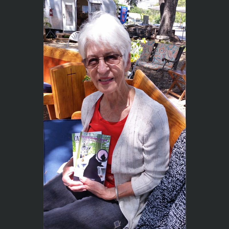 Patricia Fry, author of the Klepto Cat Mystery Series (fiction) and numerous other non-fiction titles